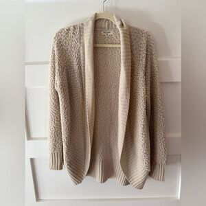 Full Circle Trends chunky popcorn sweater cardigan size M